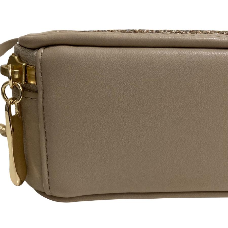 DIANA（ダイアナ） 新品同様 グリッター チェーンショルダーバッグ