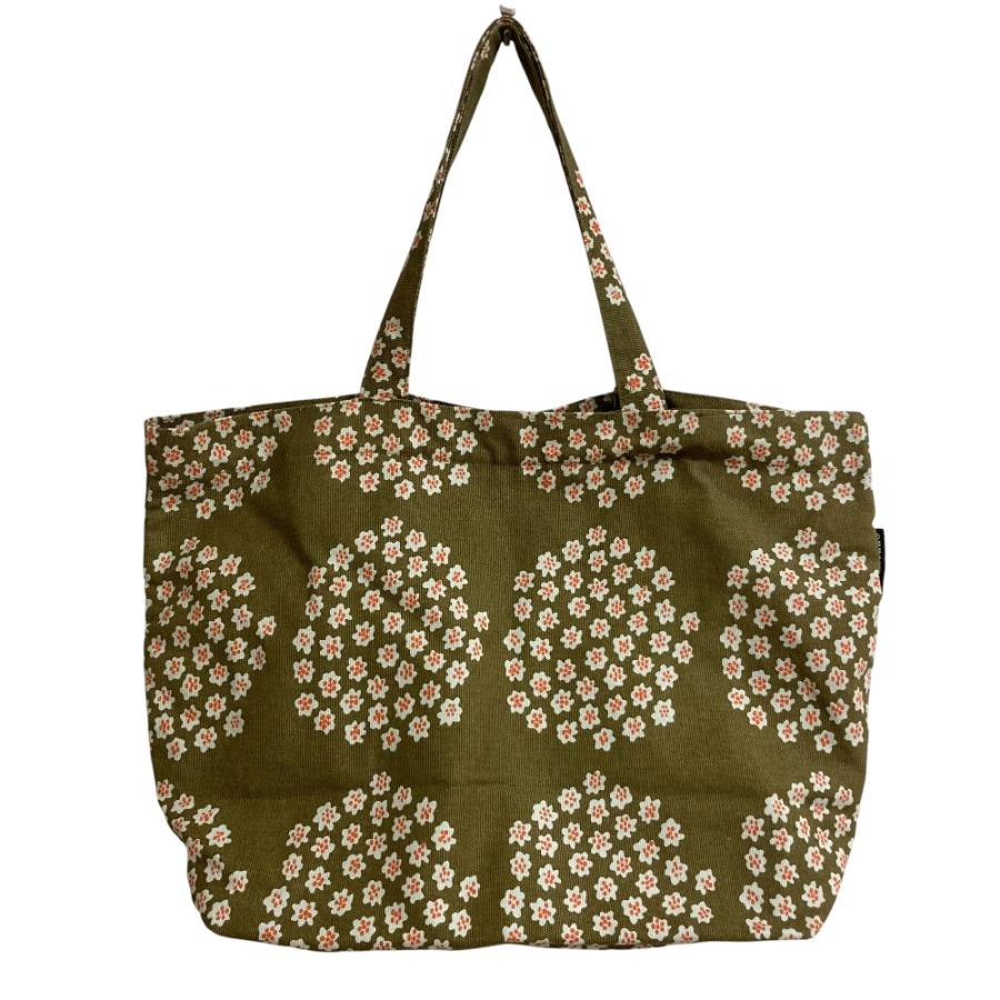 marimekko（マリメッコ） 良品 プケッティ 花柄 キャンバス トート 