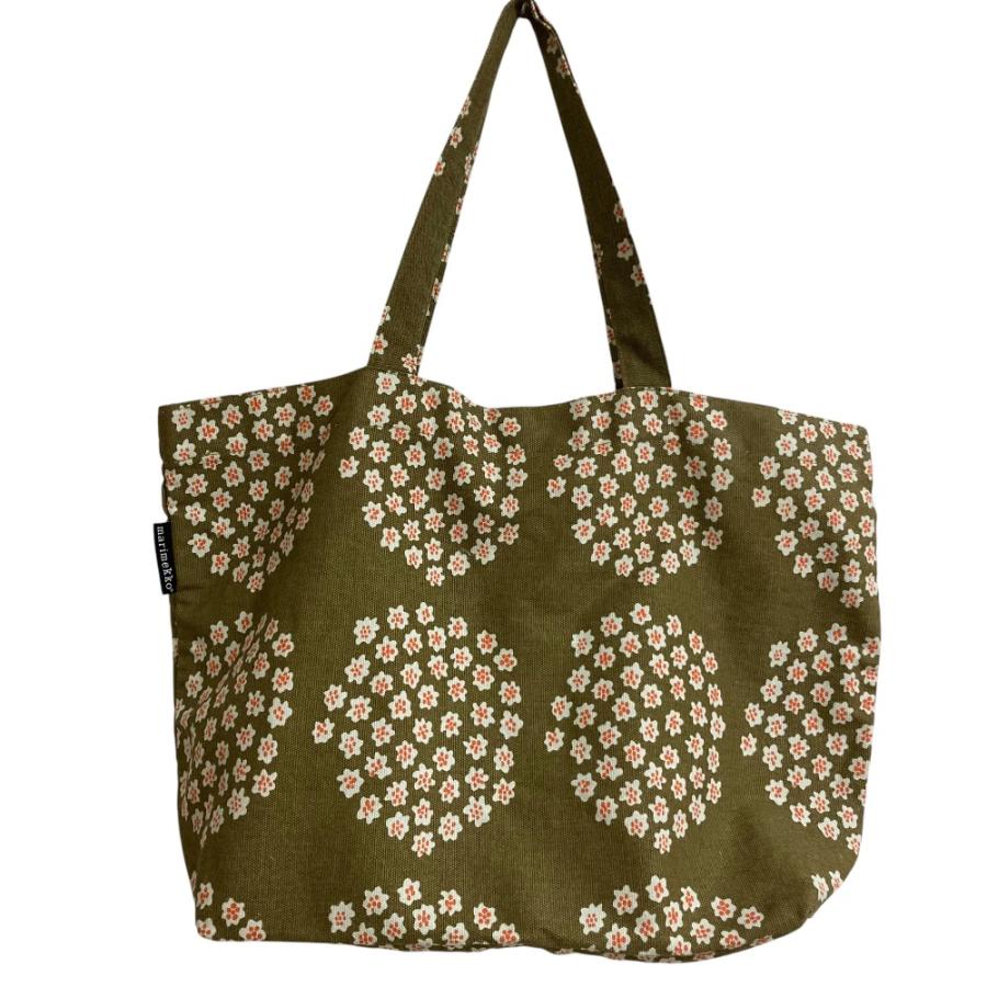marimekko（マリメッコ） 良品 プケッティ 花柄 キャンバス トート 