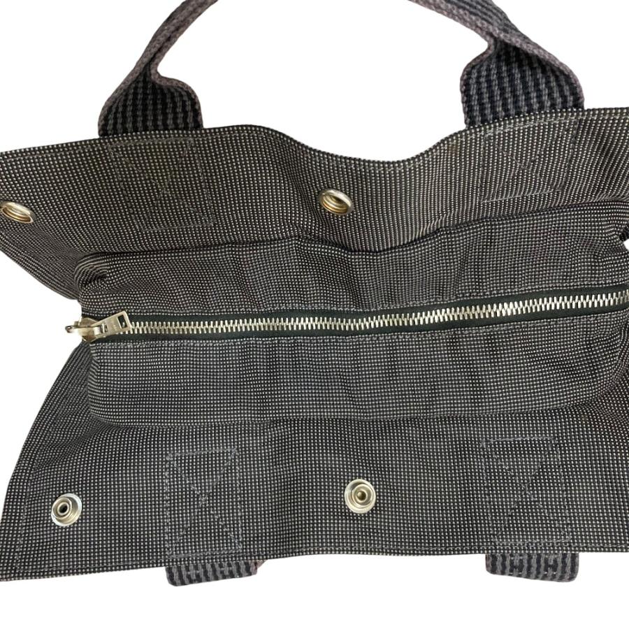 HERMES エルメスエールライン アド MMリックサック バッグ2Wayグレー