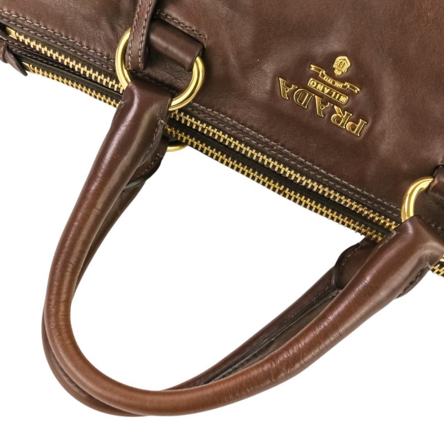 PRADA（プラダ） 良品 レザー 2WAY ハンドバッグ BN2324 ダーク