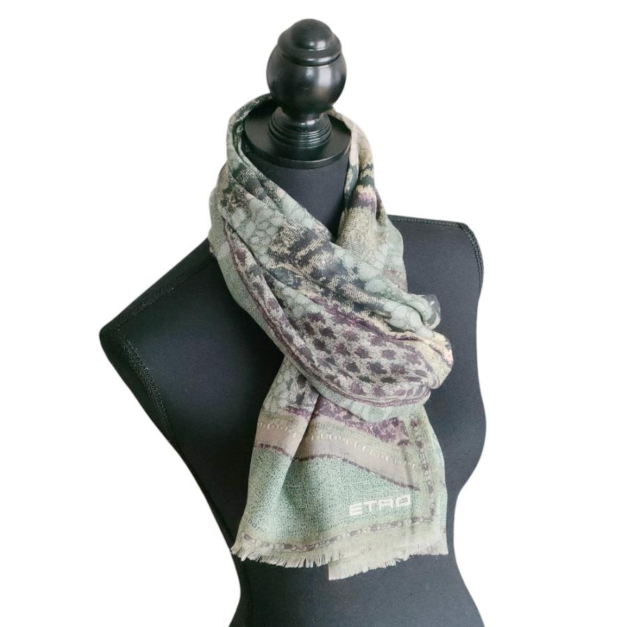 新品未使用品‼️】ETRO エトロ ペイズリー柄 ストール マフラー シルク