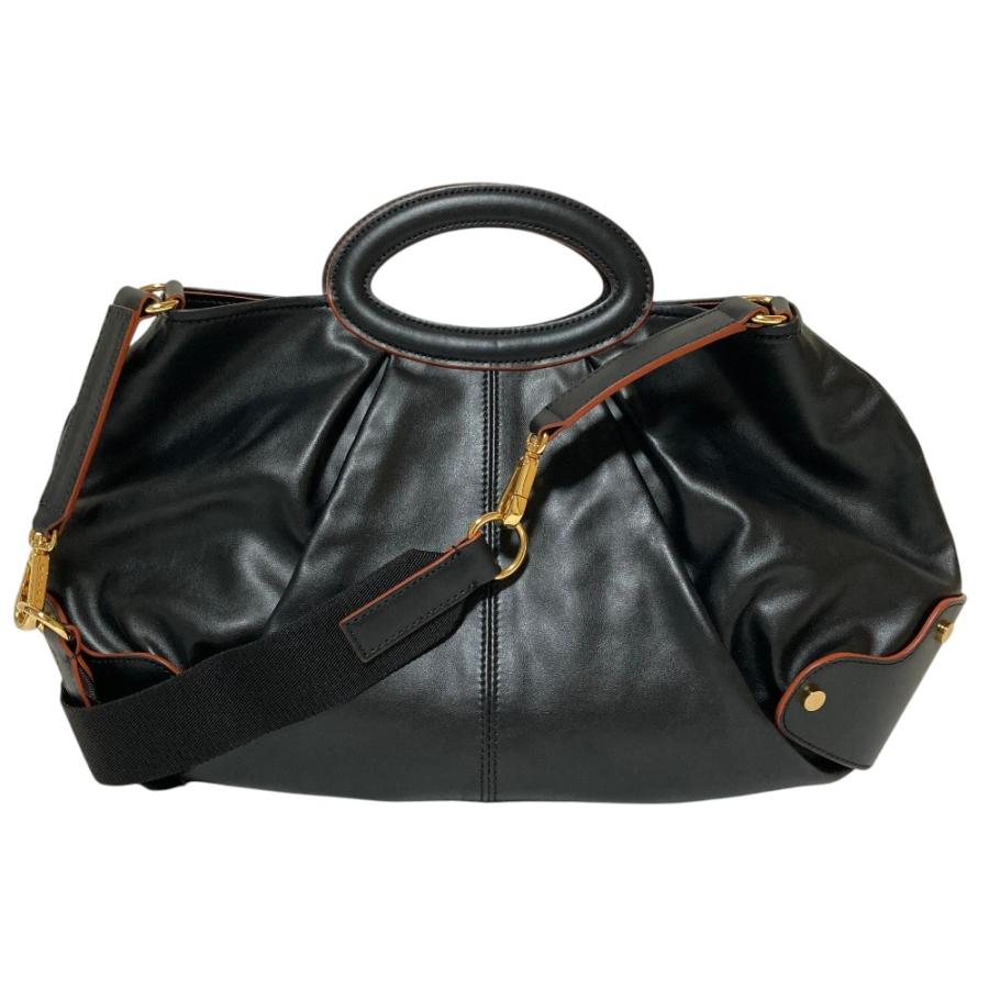 MARNI（マルニ） 新品同様 レザー バルーンバッグ 2WAY ショルダー 