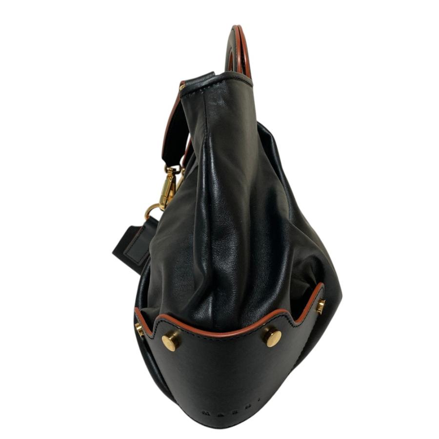 MARNI（マルニ） 新品同様 レザー バルーンバッグ 2WAY ショルダー 