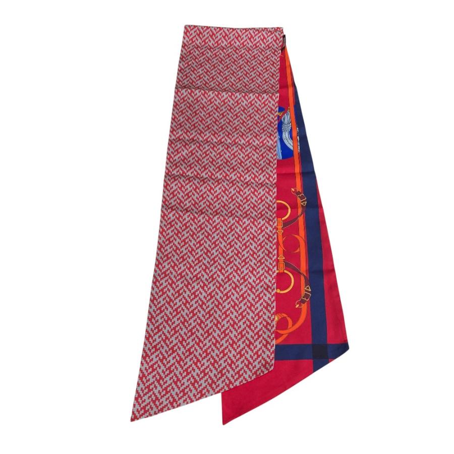 HERMES（エルメス） 美品 シルク マキシツイリー TOUT EN CARRE レッド 