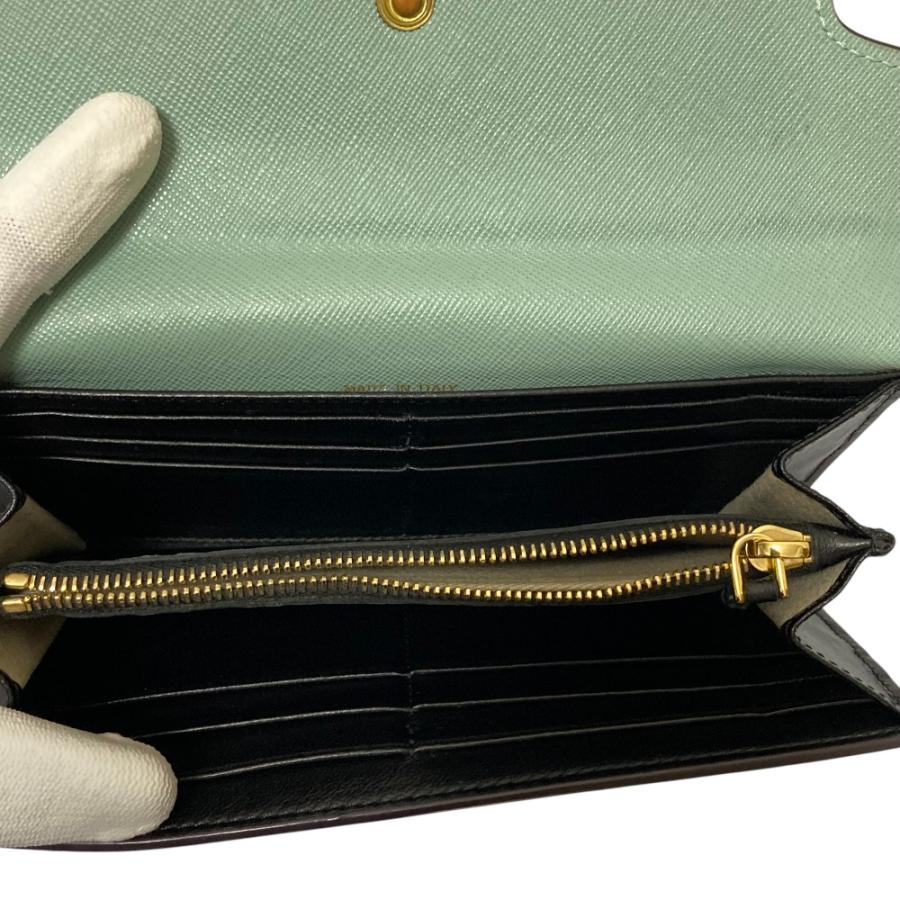 美品 MARNI マルニ サフィアーノレザー ロングウォレット 長財布 マルチカラー  レディース 古着 中古 USED MARNI（マルニ） 美品 サフィアーノレザー ロングウォレット 長財布