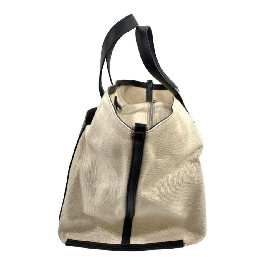 極美品】ジルサンダー トートバッグ ワンダースクエア スモール キャンバス I5 JIL SANDER（ジルサンダー） ワンダースクエア レザー×キャンバス