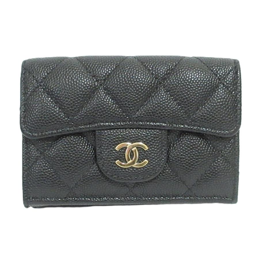 CHANEL（シャネル） 美品 キャビアスキン マトラッセ クラシック 