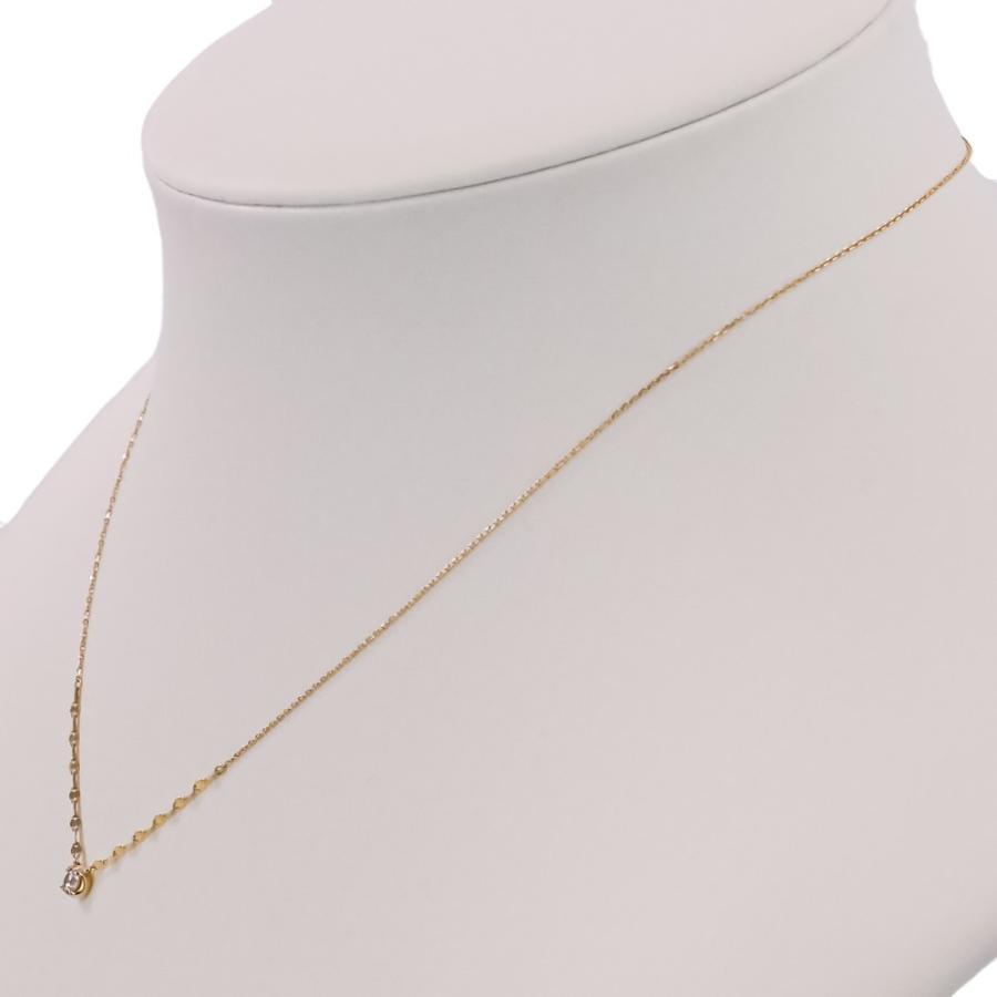 美品 TSUTSUMI ツツミ K18 0.13ct ダイヤモンド ネックレス ピアス 