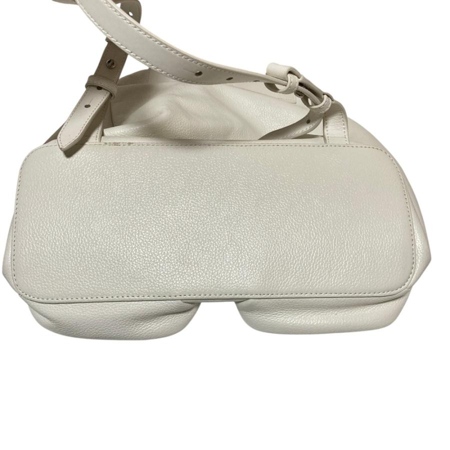 良品 FURLA フルラ マレア レザー バックパック リュックサック ホワイト レディース 古着 中古_4