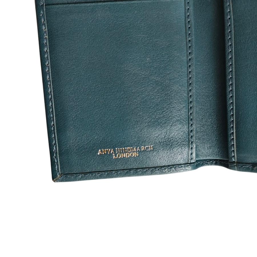 Anya Hindmarch ＊新品・未使用品＊ ネイビー 三つ折り財布 【公式通販】