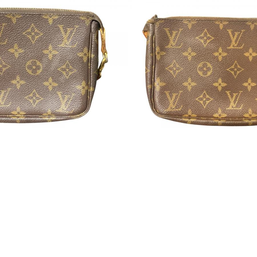 LOUIS VUITTON モノグラム ポーチ 美品 キーリング付き 小物入れ 美品】Louis Vuitton ルイヴィトン モノグラム ポーチ 小物入れ LOUIS