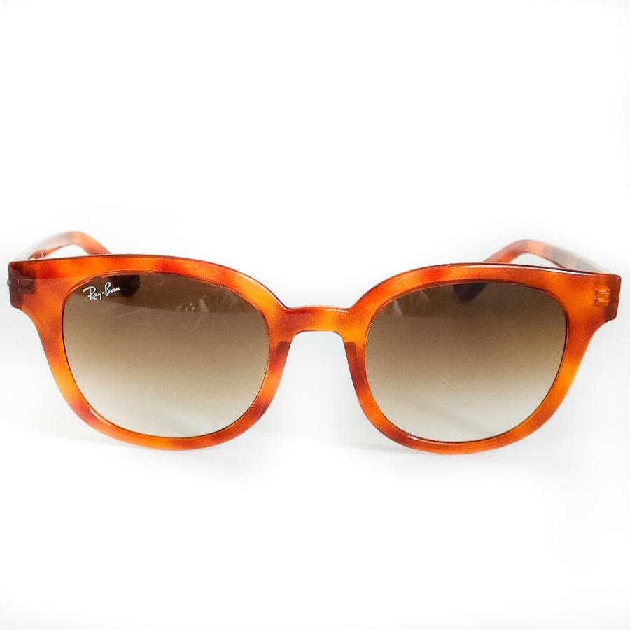 美品 Ray-Ban レイバン べっ甲柄 セルフレーム サングラス 眼鏡 アイウェア RB4324 50□21-150 キャメルマーブル メンズ レディース 古着 中古 USED Ray-Ban（レイバン） 美品 べっ甲柄 セルフレーム サングラス 眼鏡