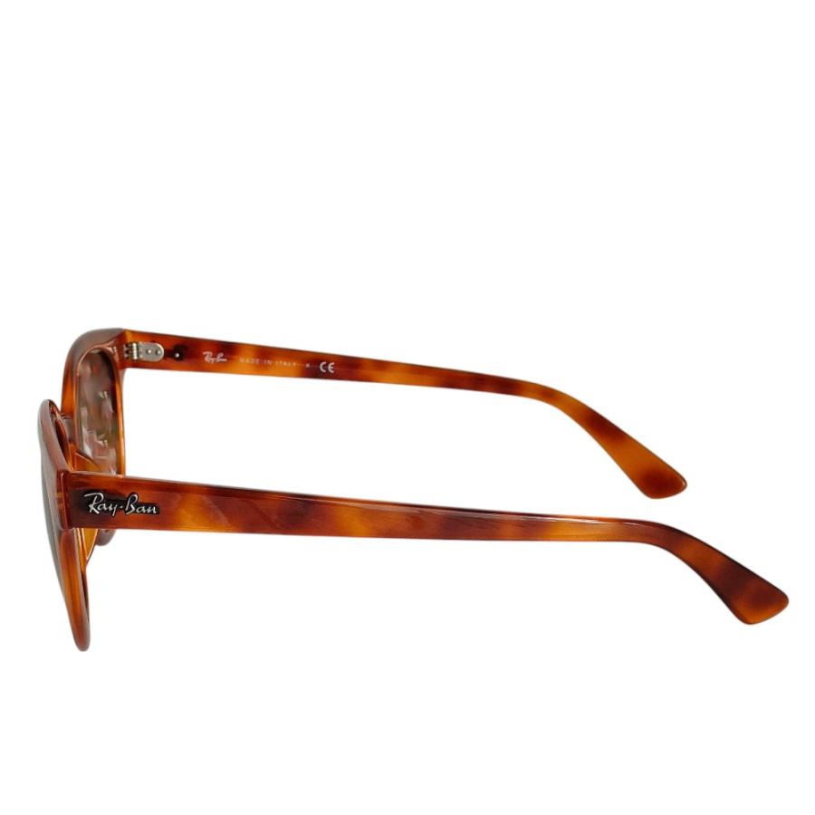 美品 Ray-Ban レイバン べっ甲柄 セルフレーム サングラス 眼鏡 アイウェア RB4324 50□21-150 キャメルマーブル メンズ レディース 古着 中古 USED Ray-Ban（レイバン） 美品 べっ甲柄 セルフレーム サングラス 眼鏡