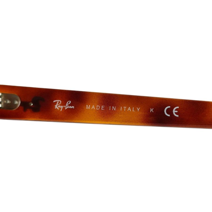 美品 Ray-Ban レイバン べっ甲柄 セルフレーム サングラス 眼鏡 アイウェア RB4324 50□21-150 キャメルマーブル メンズ レディース 古着 中古 USED Ray-Ban（レイバン） 美品 べっ甲柄 セルフレーム サングラス 眼鏡
