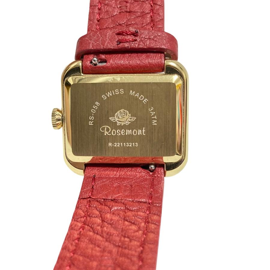 Rosemont（ロゼモン） 美品 スクエア レディース腕時計 R-22113213 白
