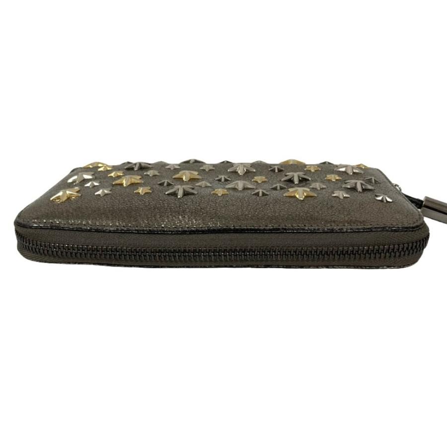 JIMMY CHOO（ジミーチュウ） 良品 スタースタッズ ラウンドジップ