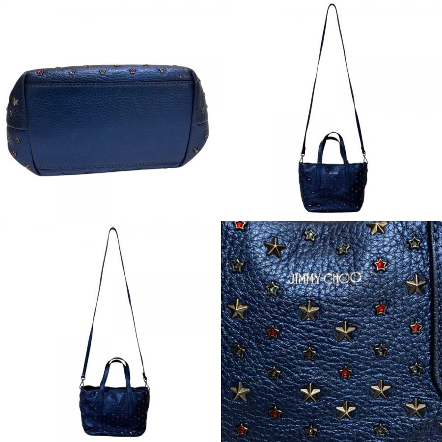 JIMMY CHOO（ジミーチュウ） 良品 ミニサラ カラースタースタッズ 2WAY 
