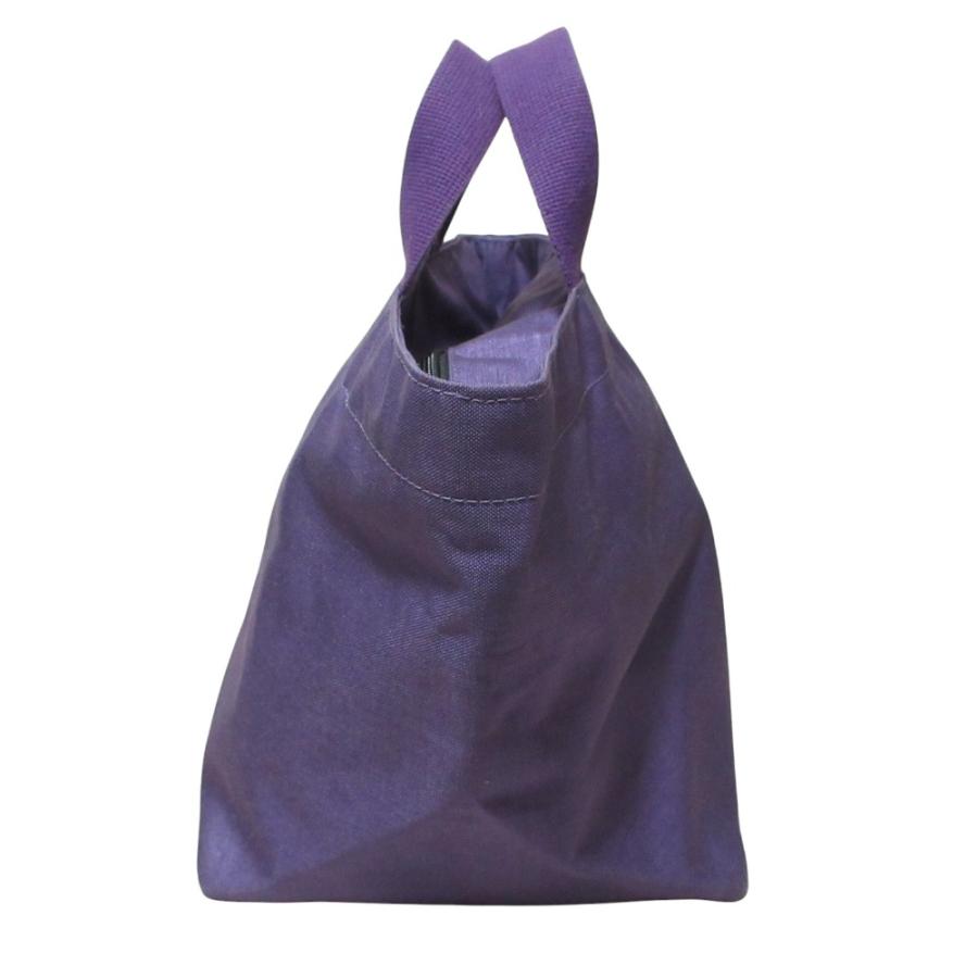 美品 Herve Chapelier トートバッグ レザー グレー パープル Herve Chapelier（エルベシャプリエ） 美品 グリーンレーベル別注