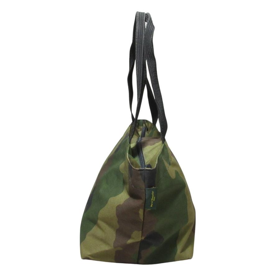 Herve Chapelier（エルベシャプリエ） 良品 カモフラ ナイロン舟型