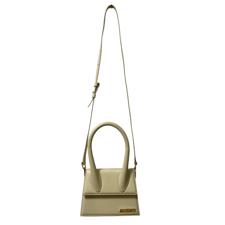 良品 JACQUEMUS ジャックムス ル チキート モエン 2way ハンドバッグ ショルダーバッグ ベージュ レディース 古着 中古_6