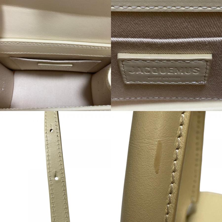 良品 JACQUEMUS ジャックムス ル チキート モエン 2way ハンドバッグ ショルダーバッグ ベージュ レディース 古着 中古_8