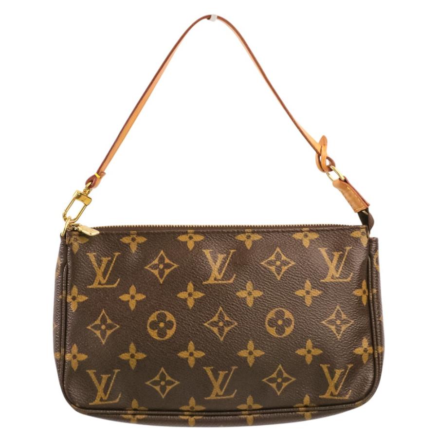 ルイヴィトン M51980 ポーチ ブラウン  LOUIS VUITTON ポシェット・アクセソワール モノグラム LOUIS VUITTON（ルイ・ヴィトン） 良品 ポシェット アクセソワール