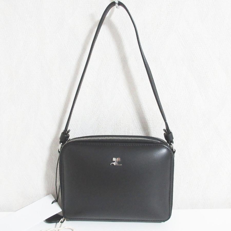 美品 Courreges クレージュ ナイロン レザー 肩がけ ビジネスバッグ courreges（クレージュ） 未使用 クラウドレザー ワンショルダーバッグ