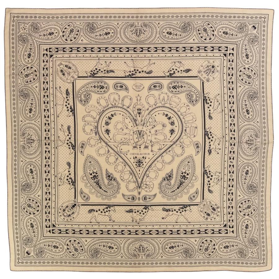 HERMES（エルメス） 良品 カレジェアン カレ140 CHEVAL de COEUR