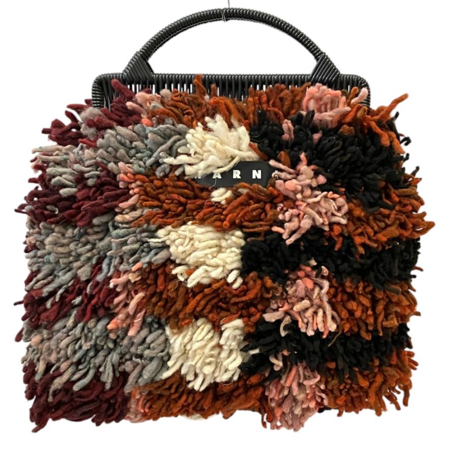 MARNI（マルニ） 美品 Wooly クロシェ ハンドバッグ マルチカラー