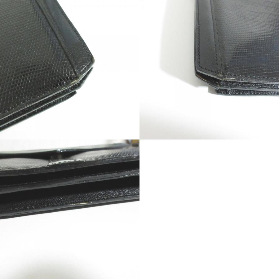 良品 Yves Saint Laurent イヴサンローラン レザーハンドバッグ ブラック レディース 古着 中古_9