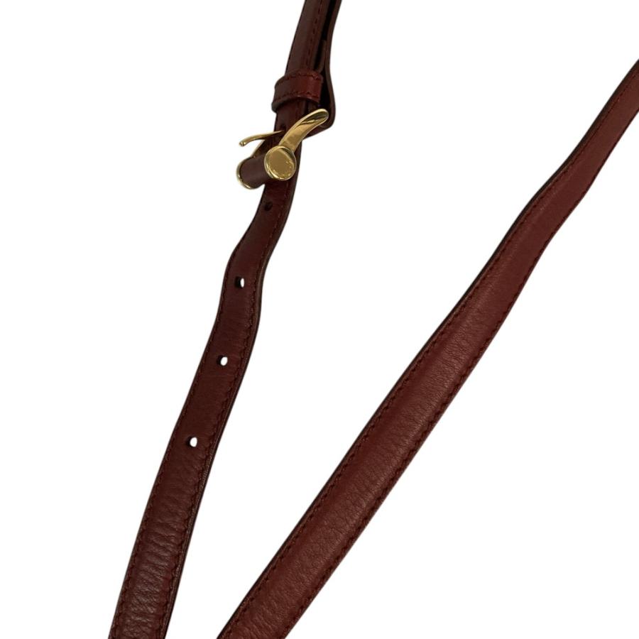 美品 Max Mara マックスマーラ レザー 2way ハンドバッグ ショルダーバック ボルドー レディース 古着 中古 USED Max Mara（マックスマーラ） 美品 レザー 2way ハンドバッグ