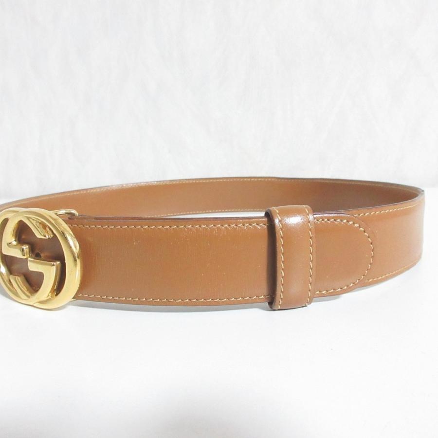 GUCCI グッチ ダブルG ベルト 212956 ブラウン ベージュ レザー ダブルG リバーシブル ベルト ・ベージュ スプリーム＆ブラウン レザー