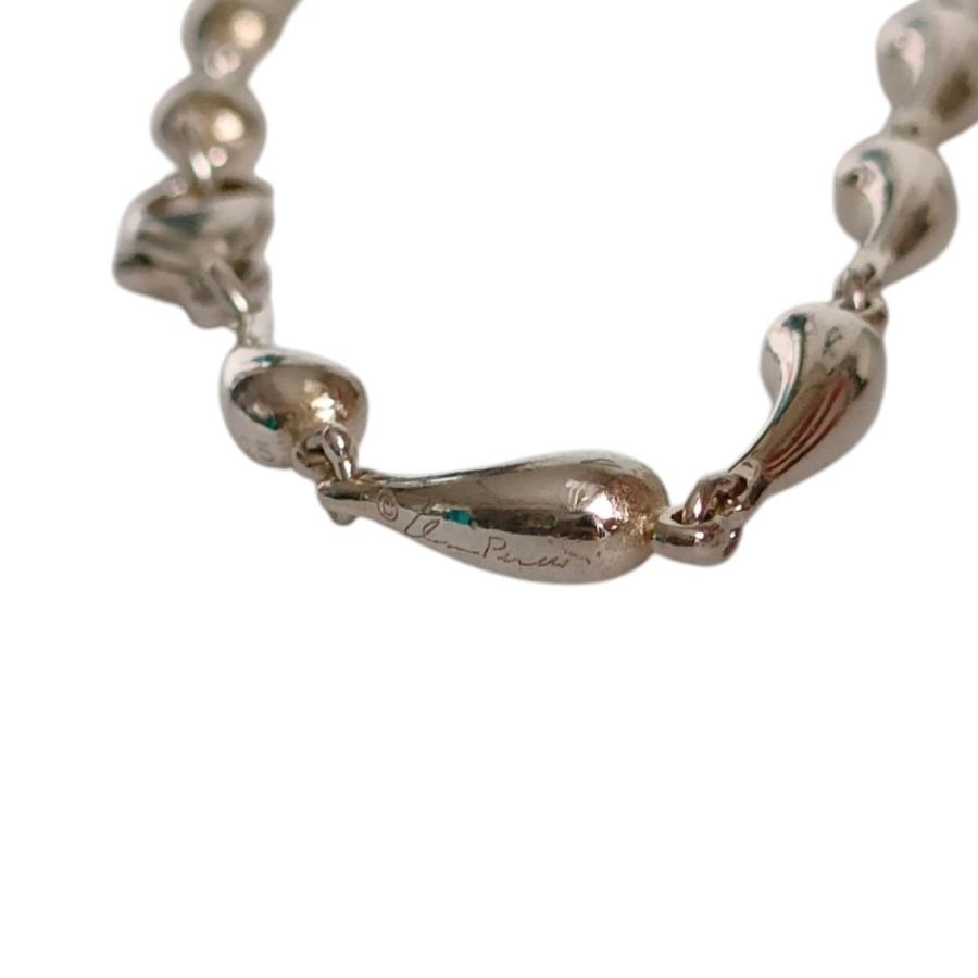 ティファニーエルサ・ペレッティ・ティアドロップブレスレット　シルバー TIFFANY&Co.（ティファニー） 美品 TIFFANY&Co 925 エルサペレッティ