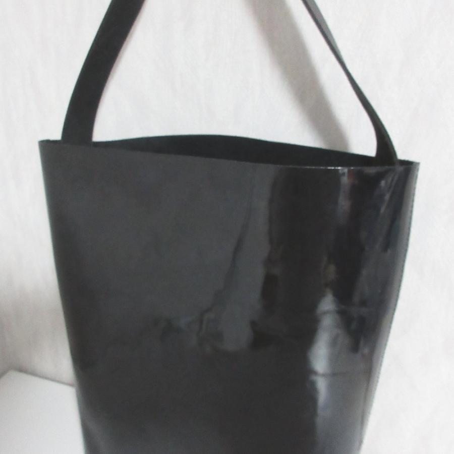 TEMBEA テンベア バゲットトート レザー ブラック BAGUETTE TOTE