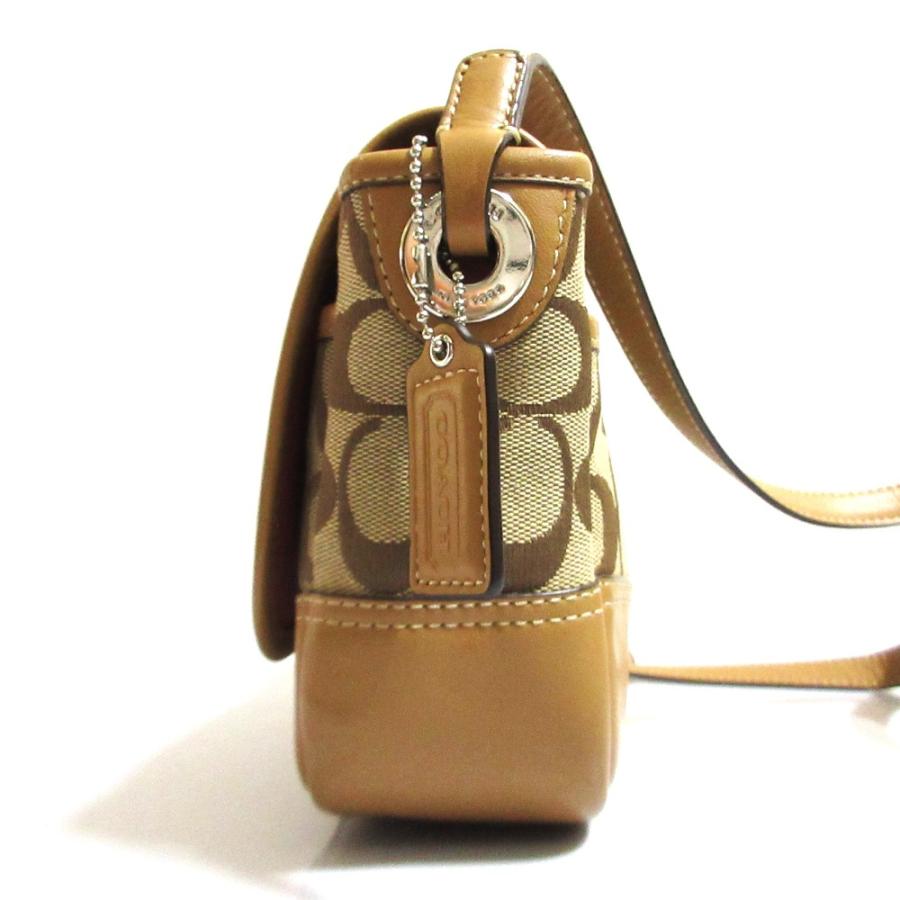 COACH（コーチ） 良品 シグネチャー キャンバス レザーコンビ