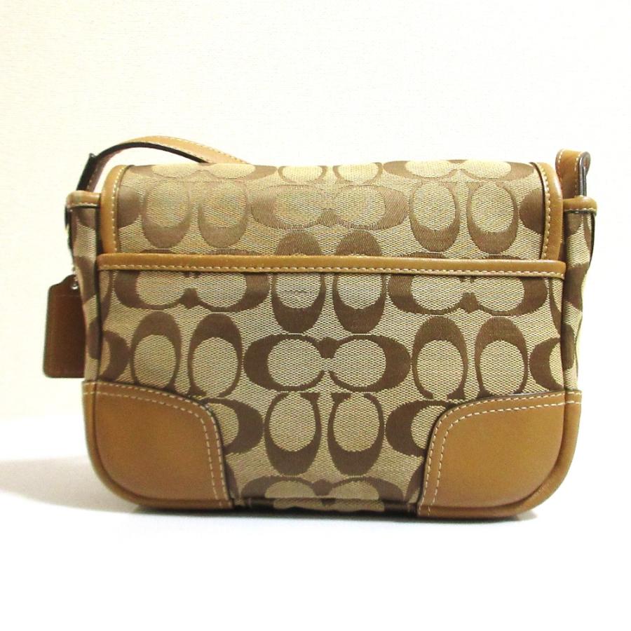 COACH（コーチ） 良品 シグネチャー キャンバス レザーコンビ