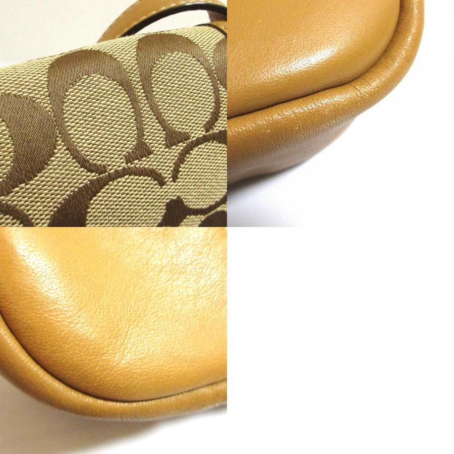 COACH（コーチ） 良品 シグネチャー キャンバス レザーコンビ