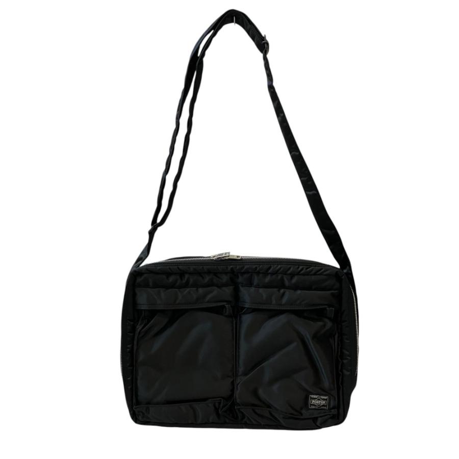 PORTER 美品 ポーター タンカー ショルダーバッグ ブラック メンズ