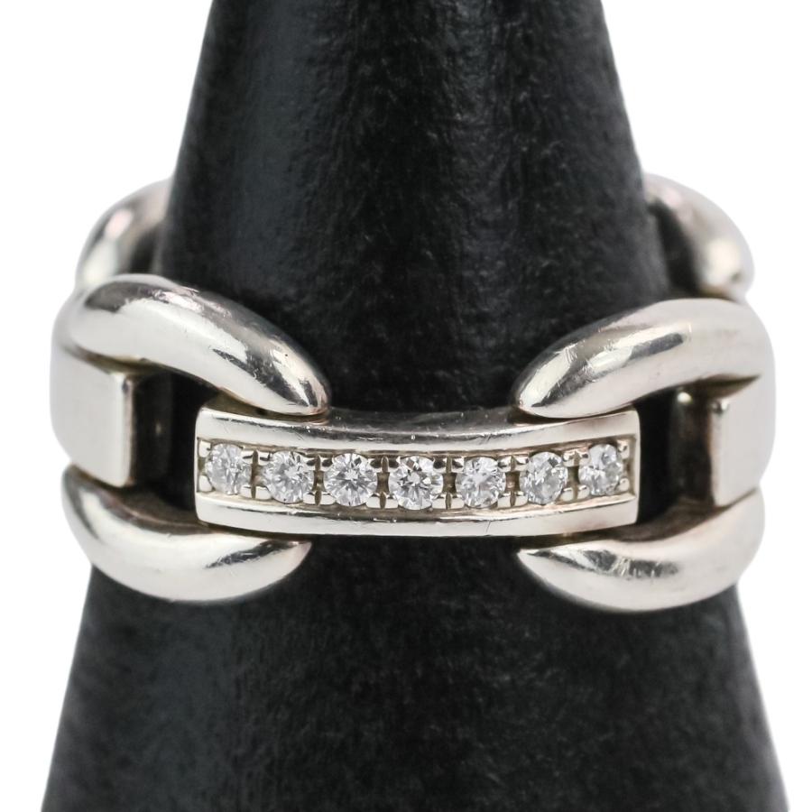 LORO ロロ VOring silver925 9号 LOLO（ロロ） 美品 LORO VO ring 01 dia 925 リング 指輪 9号 シルバー