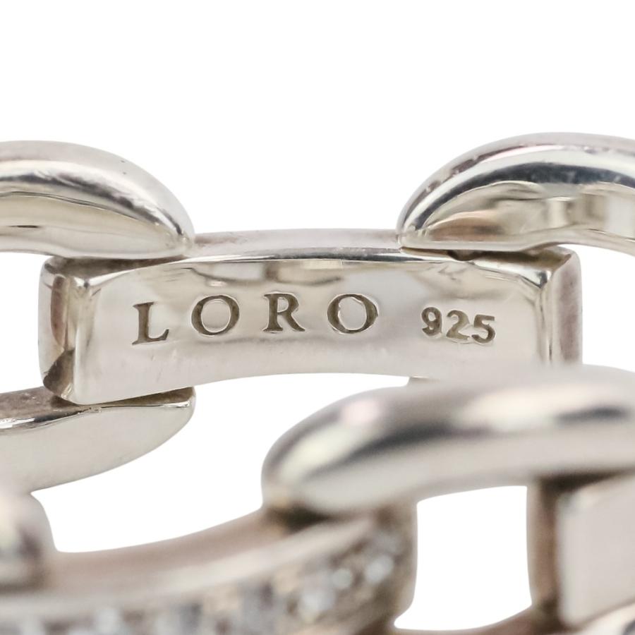 LOLO（ロロ） 美品 LORO VO ring 01 dia 925 リング 指輪 9号 シルバー