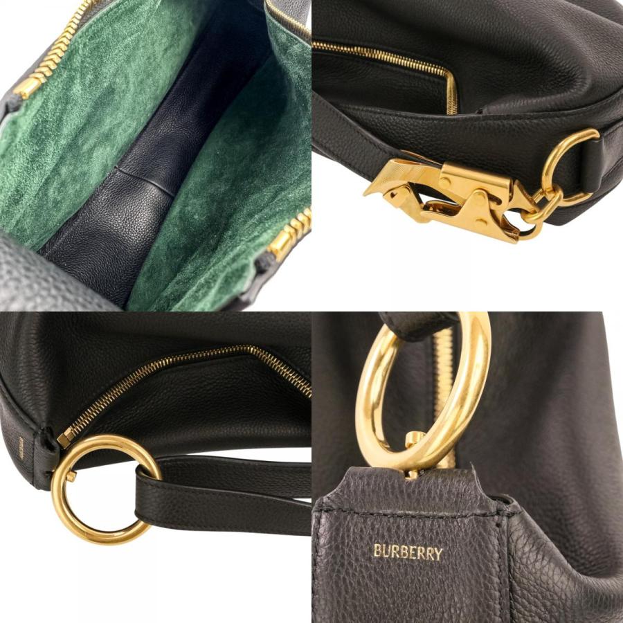 ✨Burberry✨オールドバーバリーレザーショルダーバッグ レディース【美品】 BURBERRY（バーバリー） 美品 レザー ナイトアーク ハンドバッグ