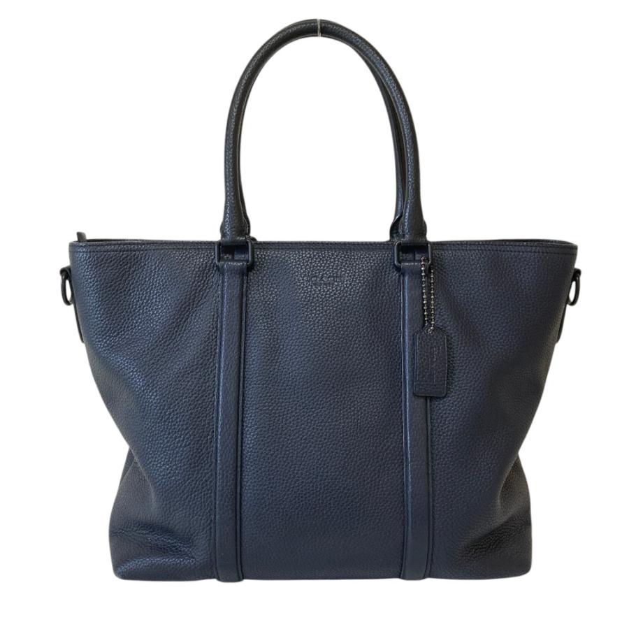 COACH（コーチ） 良品 メトロポリタン レザー トートバッグ ブラック