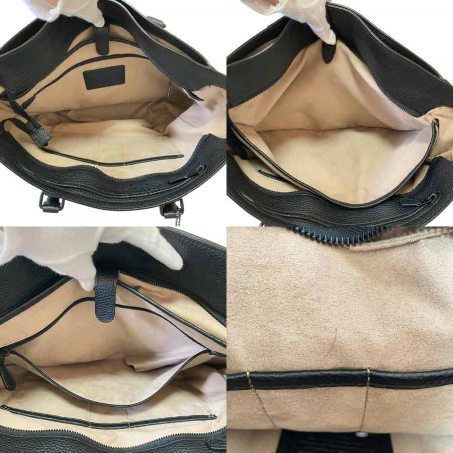 COACH（コーチ） 良品 メトロポリタン レザー トートバッグ ブラック