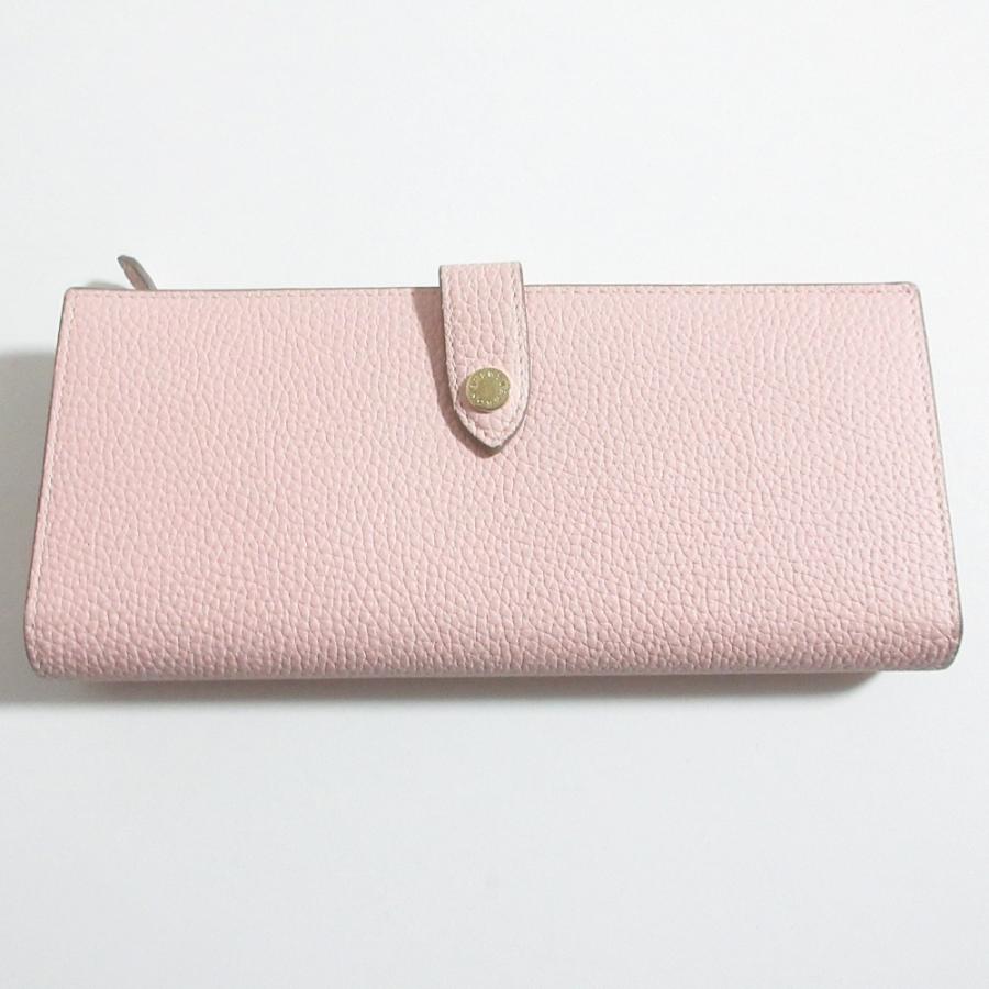 良品 BONAVENTURA ボナベンチュラ シュリンクレザー ベルテッド ロング ウォレット 長財布 ピンク レディース 古着 中古 USED BONAVENTURA（ボナベンチュラ） 良品 シュリンクレザー ベルテッド