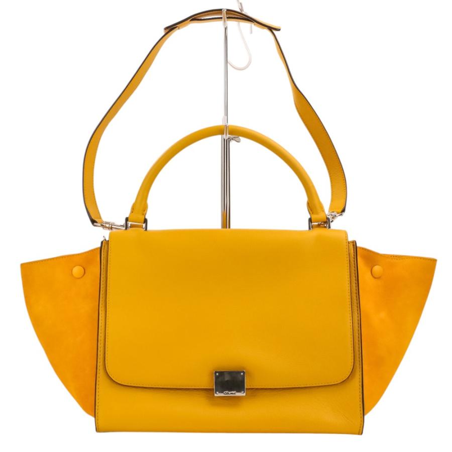 CELINE（セリーヌ） 美品 トラペーズ ミディアム トートバッグ 