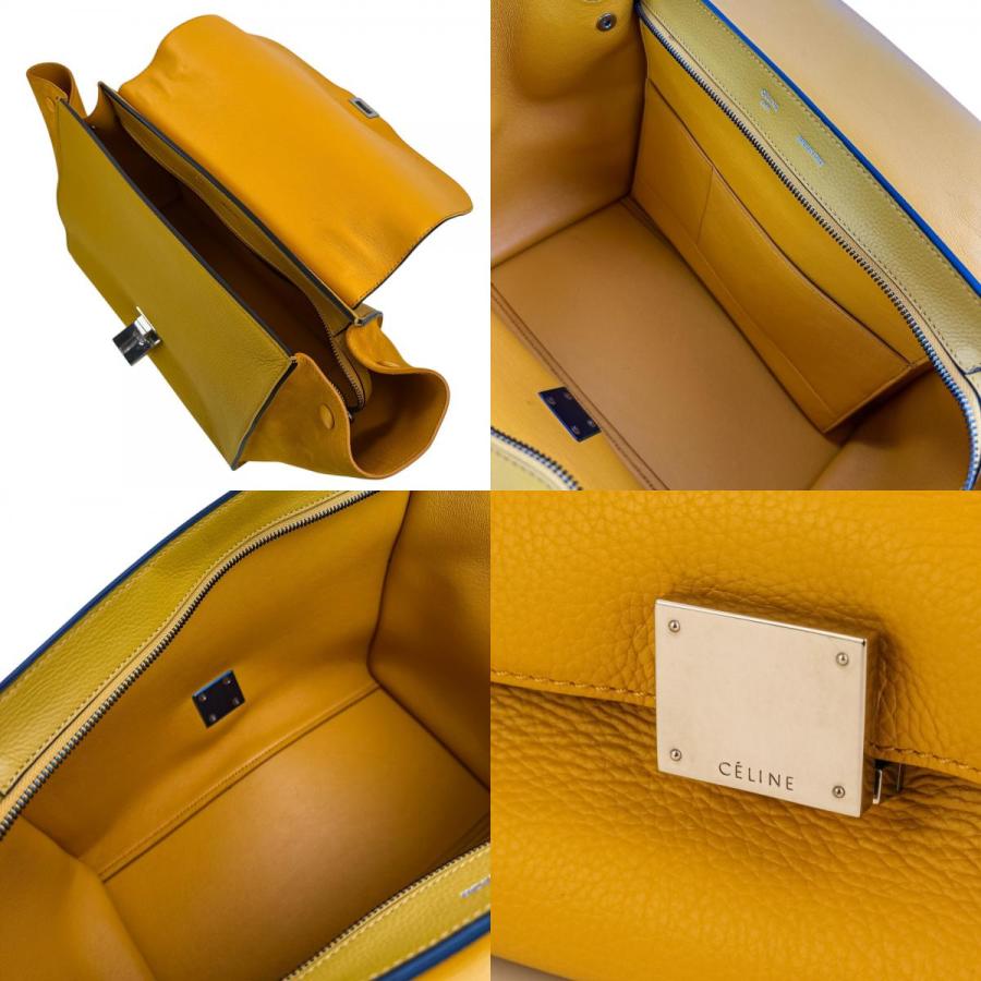CELINE（セリーヌ） 美品 トラペーズ ミディアム トートバッグ 