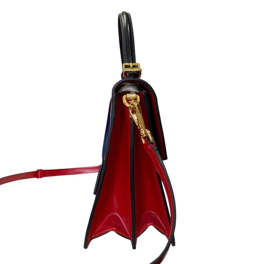ESCADA（エスカーダ） 美品 レザー 2way ショルダー ハンドバッグ 
