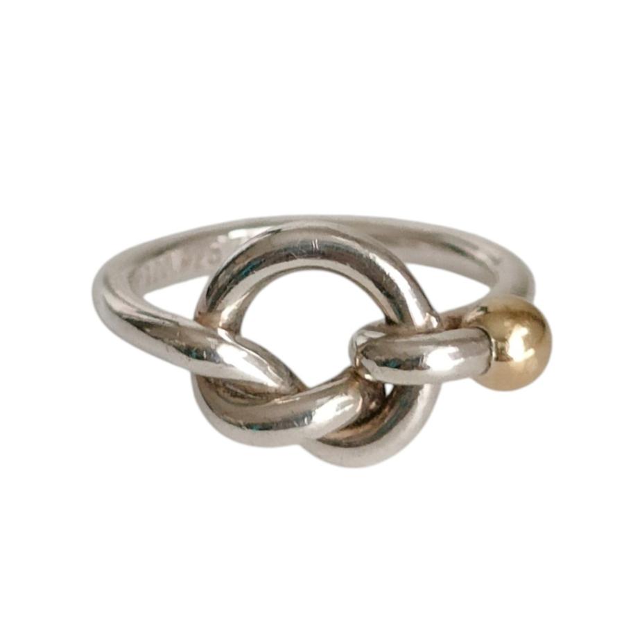 【美品】Tiffany & Co. love knot リング 925×750 TIFFANY&Co.（ティファニー） 美品 TIFFANY&Co 750 925 ラブノット