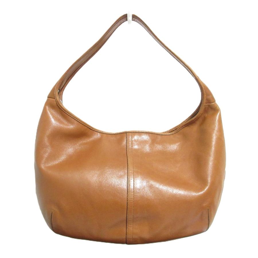 美品 COACH コーチ ワンショルダー ハーフムーン ブラウン レザー COACH（コーチ） レザー ハーフムーン ショルダーバッグ 9227 ブラウン